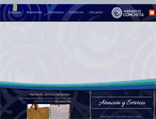 Tablet Screenshot of marmolesconchita.com